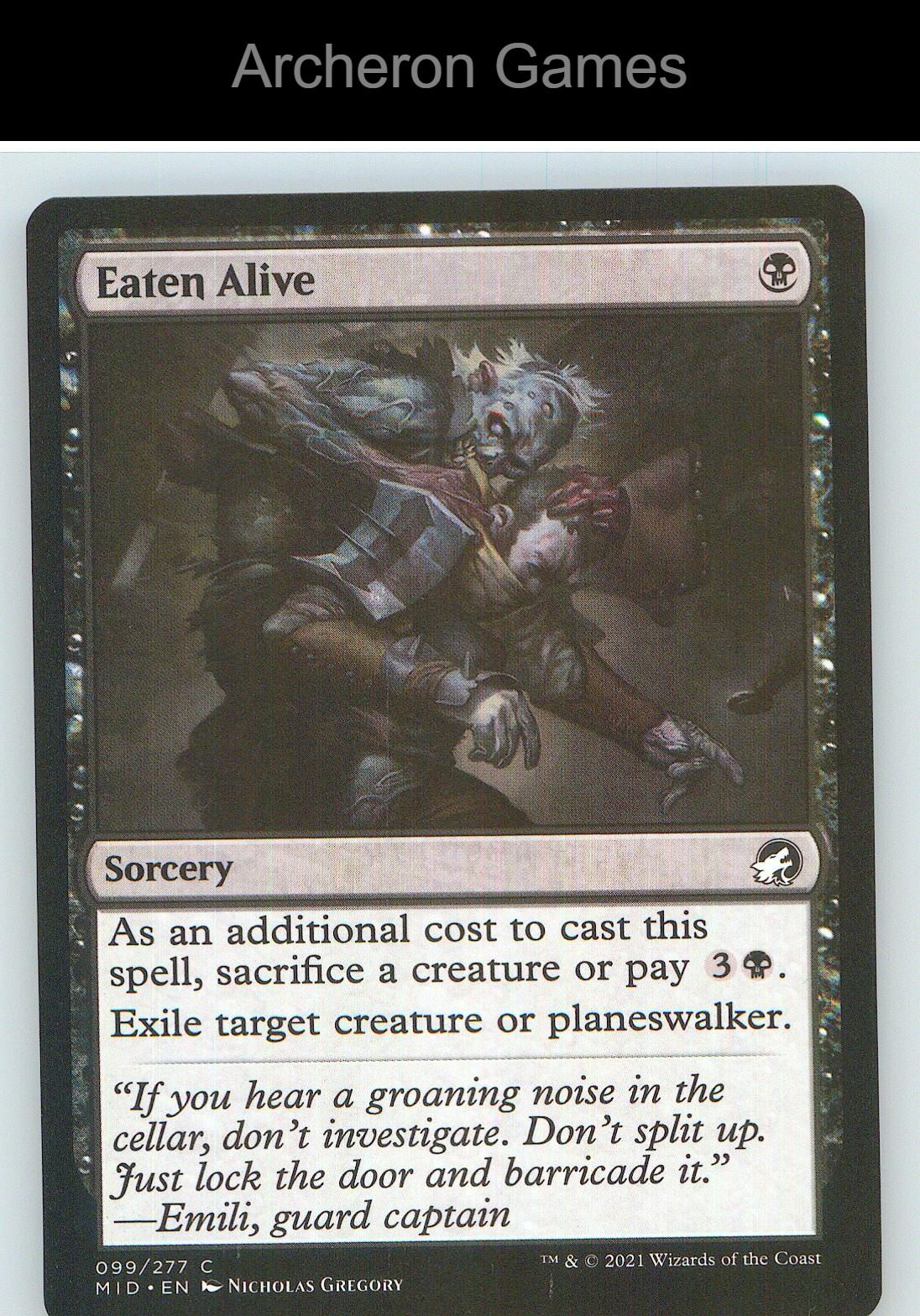 Eaten Alive MID 99 C MTG Card NM/EX+