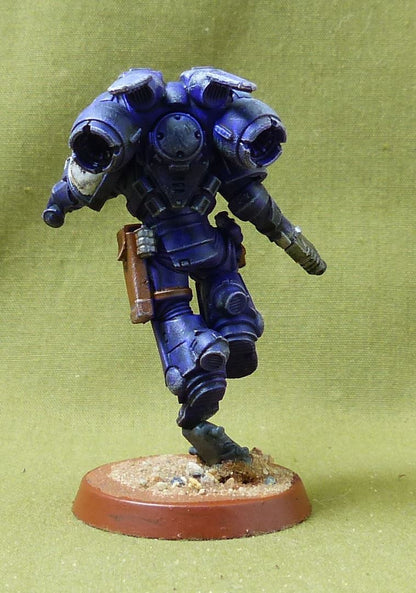 Captain with Jump Pack painted - Space Marines - Warhammer 40K #1U8