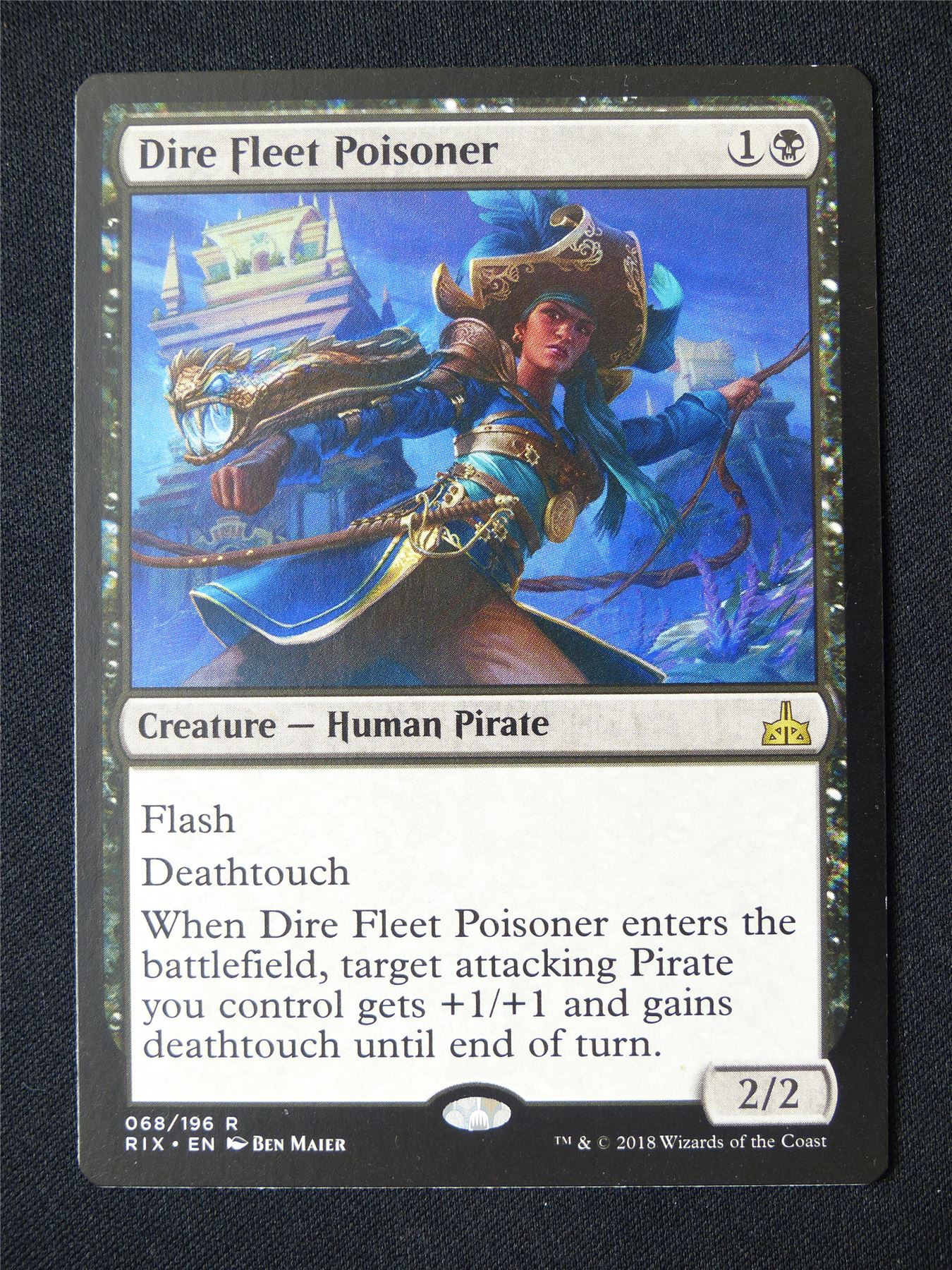 Dire Fleet Posioner - RIX - Mtg Card #2YF