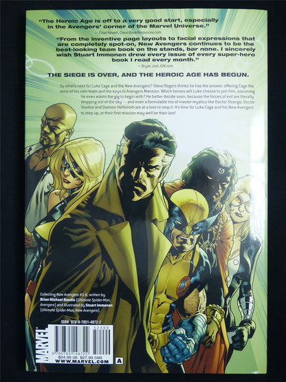 The New Avengers by Brian Michael Bendis vol 1 - Marvel Graphic Hardback #471