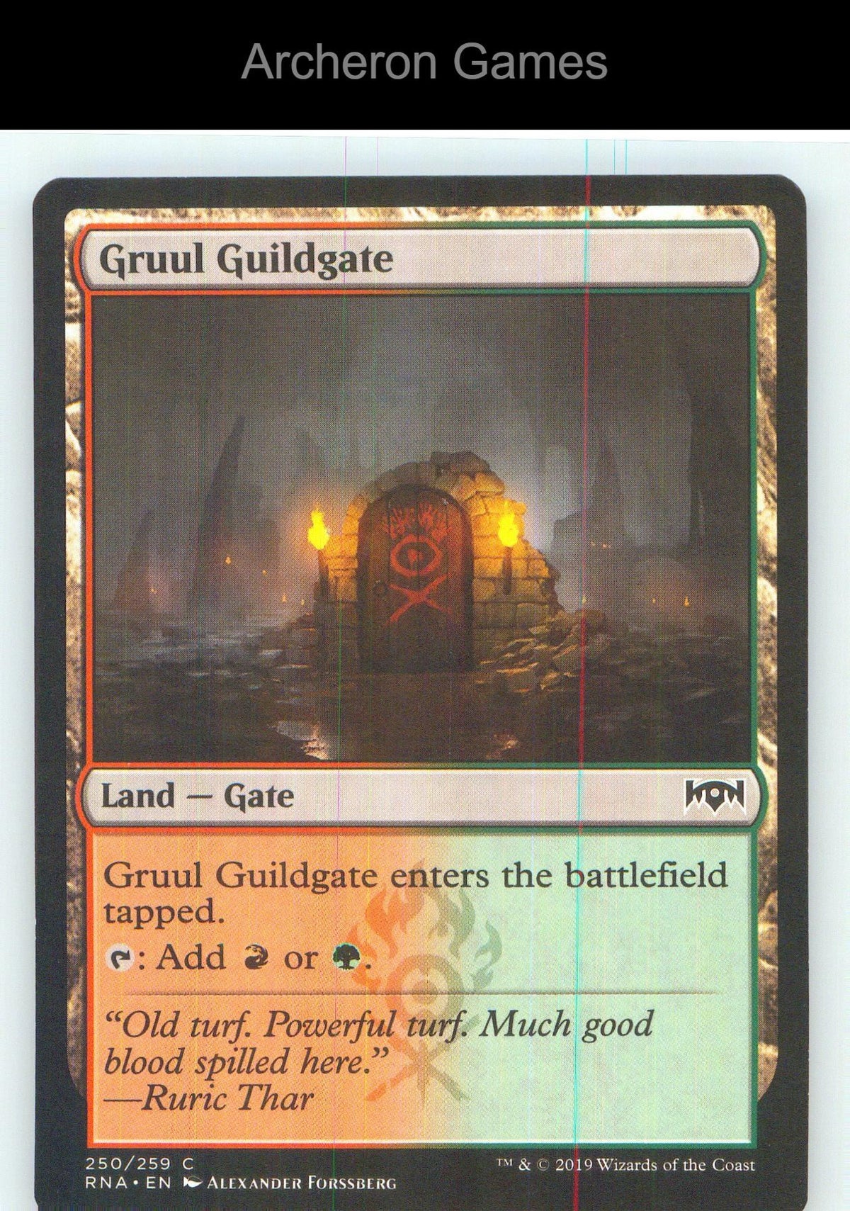 Gruul Guildgate (250) RNA 250 C MTG Card NM/EX+