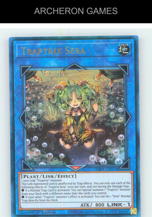 Traptrix Sera (PCR) Prismatic Collector's Rare YUGIOH Card 1st Edition