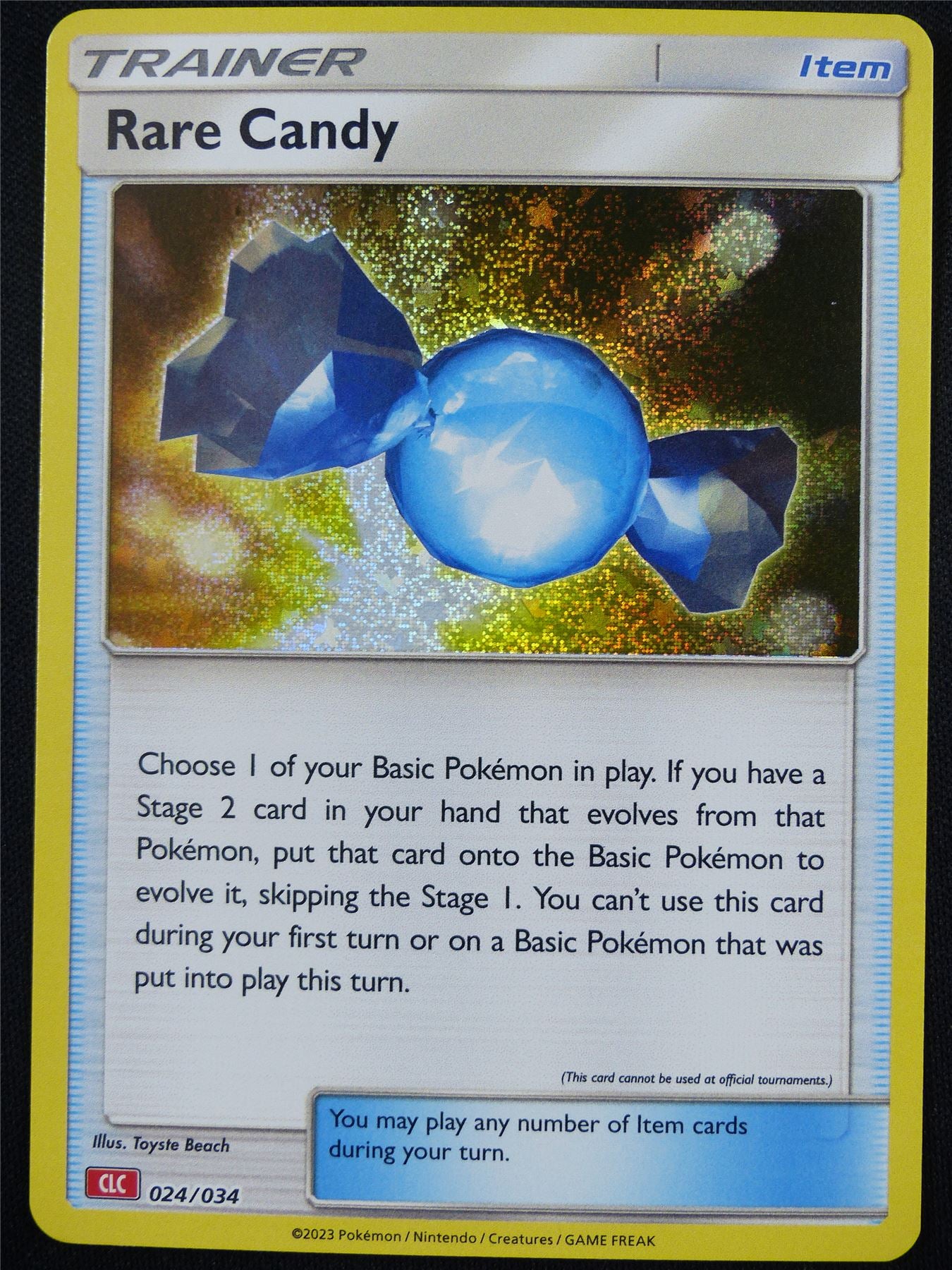 Rare Candy 025/034 Holo CLC - Classic Pokemon Card #4AJ