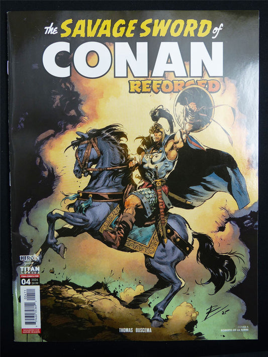 The Savage Sword of Conan Reforged #4 Cvr A - May 2026 Titan Comic Magazine #8Q