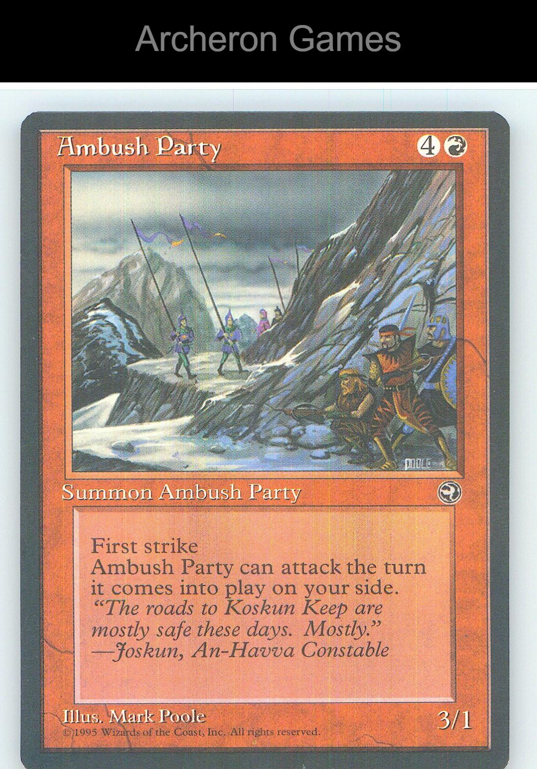 Ambush Party [Version 2] HML 80 C MTG Card NM/EX+