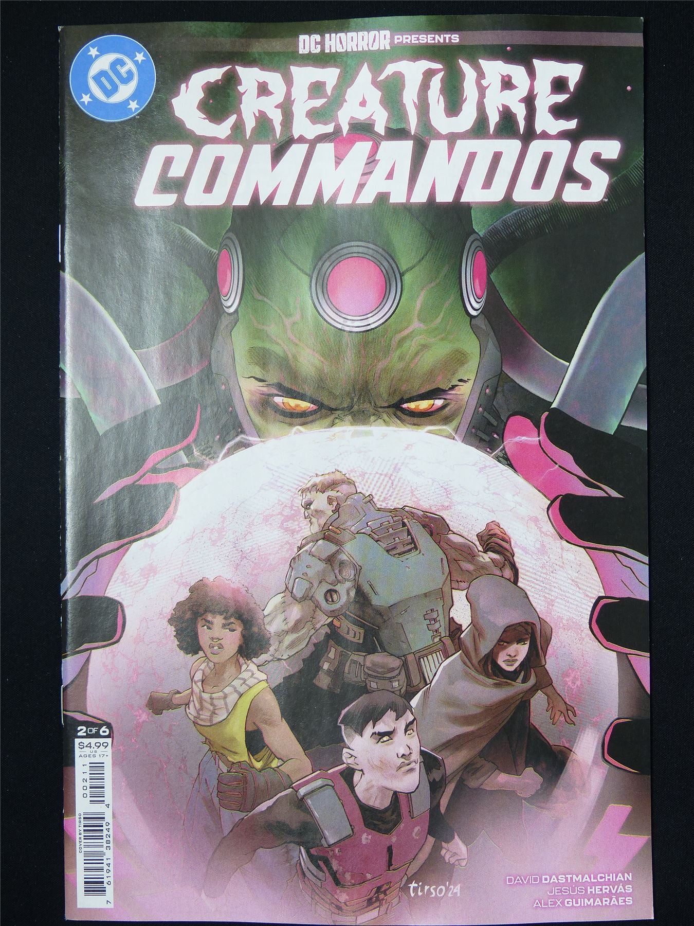 CREATURE Commandos #2 - Jan 2025 DC Comic #3O9