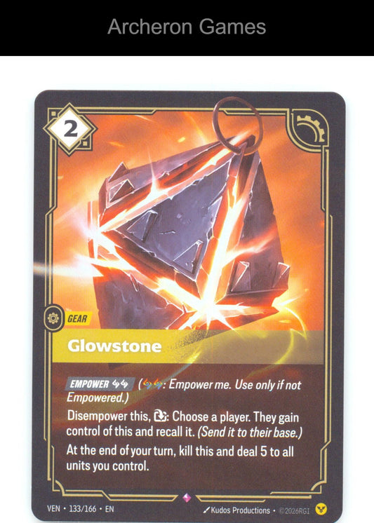 Glowstone VEN 133/166 R Vendetta Riftbound Card Foil