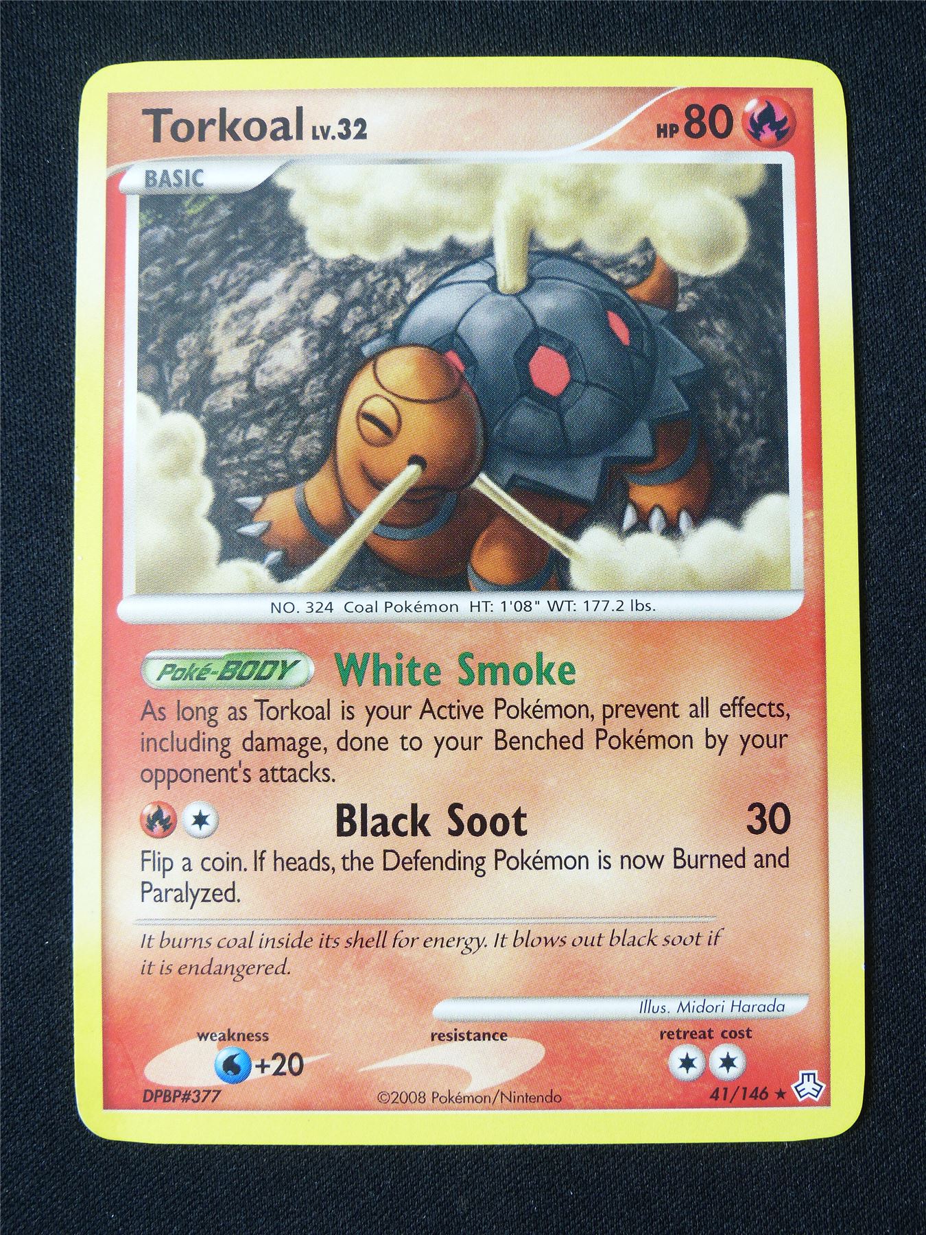 Torkoal 41/146 - Pokemon Card #1BD