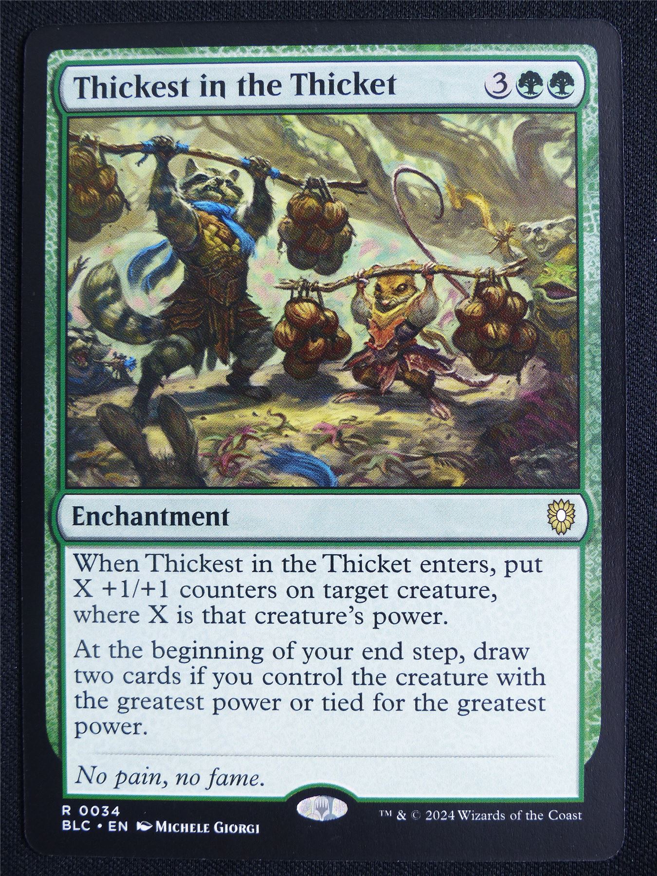 Thickest in the Thicket - BLC - Mtg Card #3G6