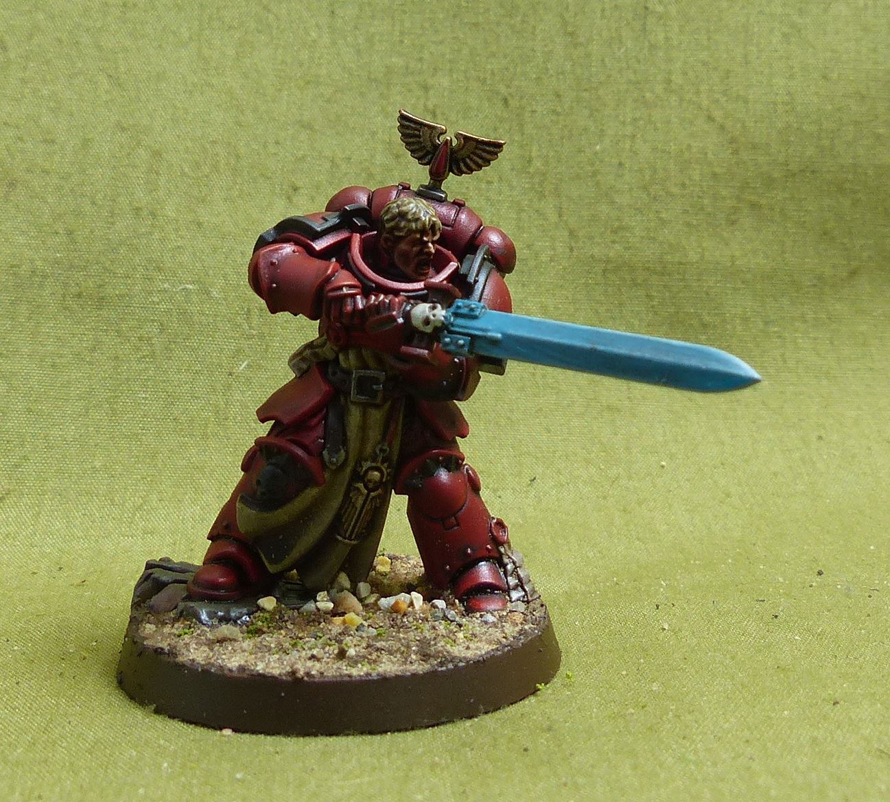 Primaris Company Champion painted - Blood Angels - Warhammer 40K #5N