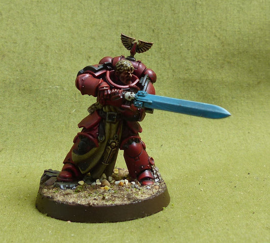 Primaris Company Champion painted - Blood Angels - Warhammer 40K #5N