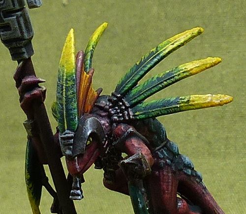 Skink Starpriest painted - Seraphon - Warhammer AoS #2OR