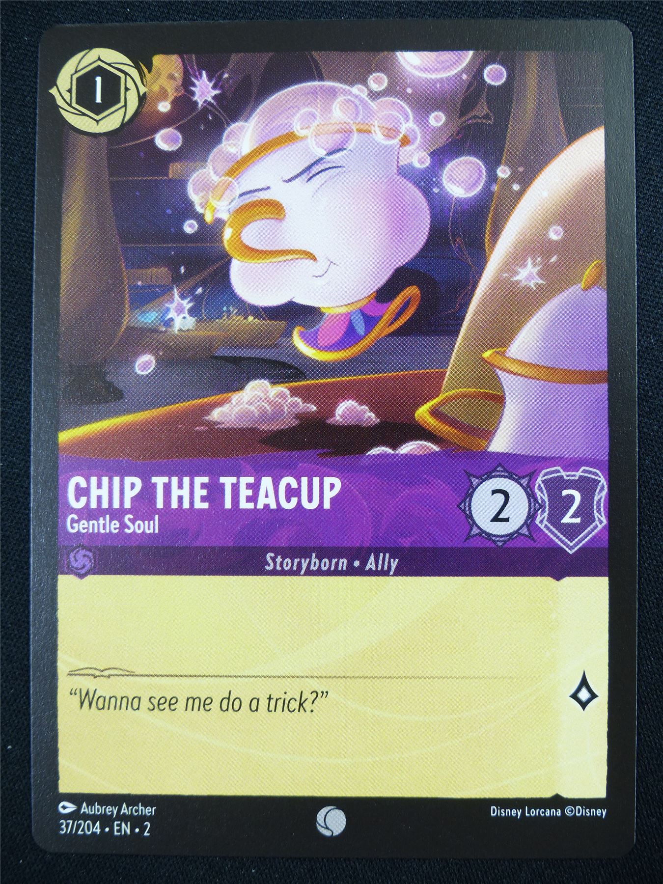 Chip the Teacup Gentle Soul 37/2043 - Lorcana Card #4S1