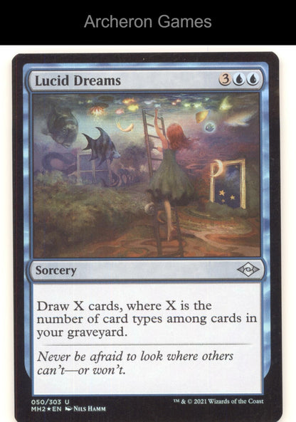 Lucid Dreams 50 UC MTG Card Modern Horizons 2