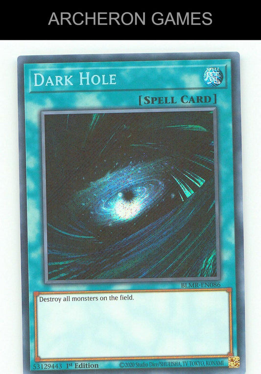 Dark Hole SEC YUGIOH Card