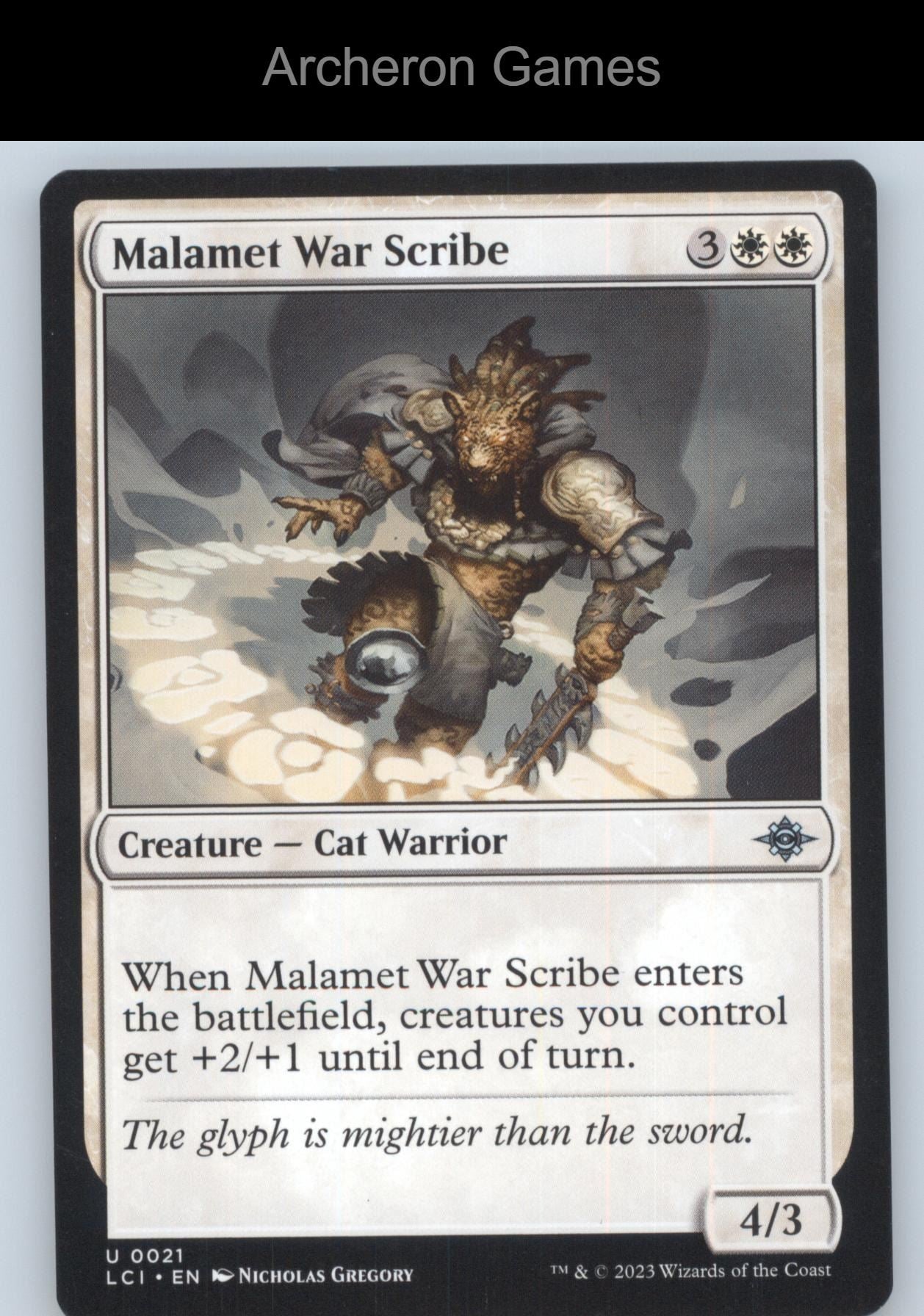 Malamet War Scribe 21 UC MTG Card The Lost Caverns of Ixalan