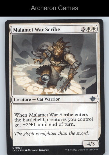 Malamet War Scribe 21 UC MTG Card The Lost Caverns of Ixalan
