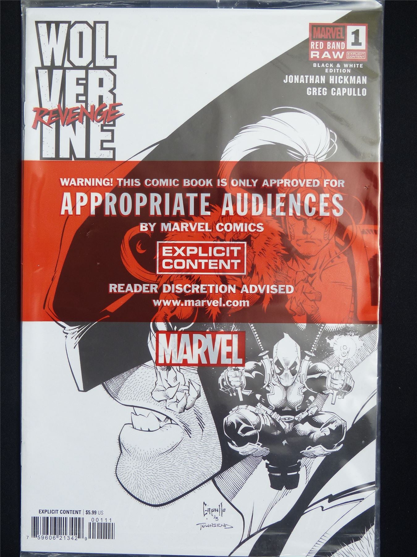 WOLVERINE: Revenge #1 Red Band - Marvel Comic #3CY
