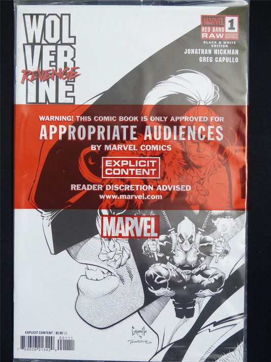 WOLVERINE: Revenge #1 Red Band - Marvel Comic #3CY