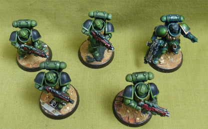 Intercessor Squad set of 5 painted - Space Marines - Warhammer 40K #5BI
