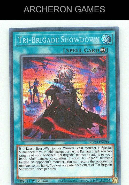 Tri-Brigade Showdown SEC YUGIOH Card
