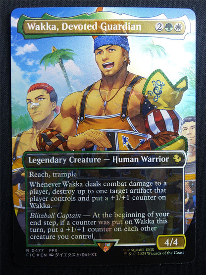 Wakka Devoted Guardian Chocobo Track Foil - FIC - Mtg Card #3F5