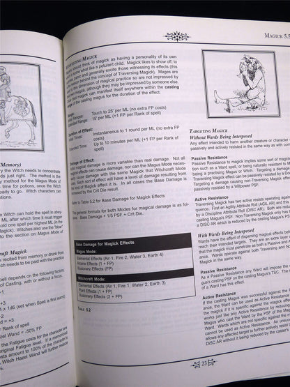 Chivalry & Sorcery: Light Booklet - Maple Leaf Games Roleplay Softback #2UP