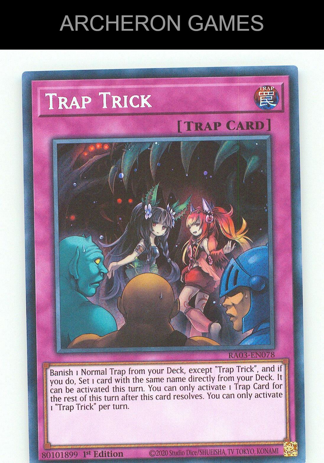 Trap Trick (Quarter Century Secret Rare) SEC YUGIOH Card