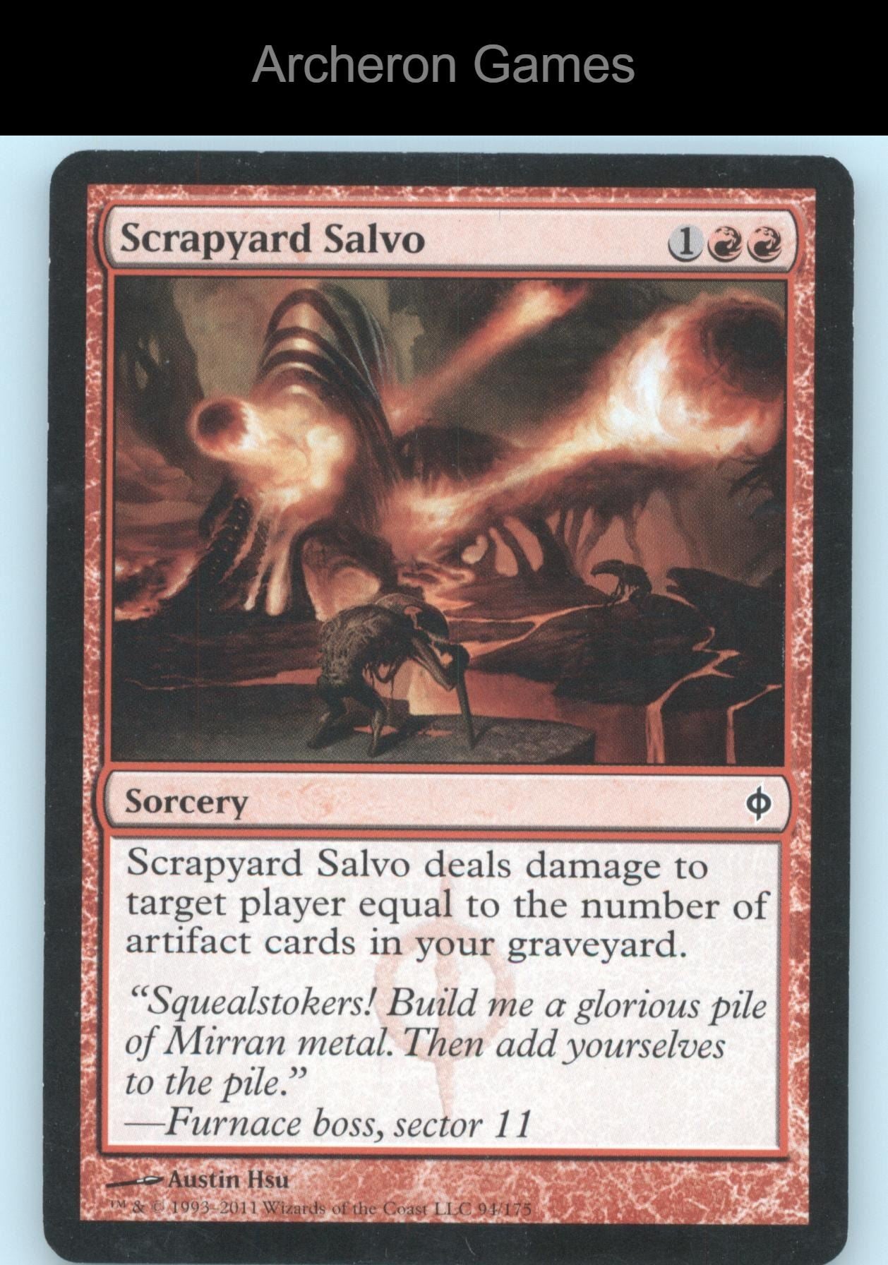 Scrapyard Salvo 94 C MTG Card New Phyrexia
