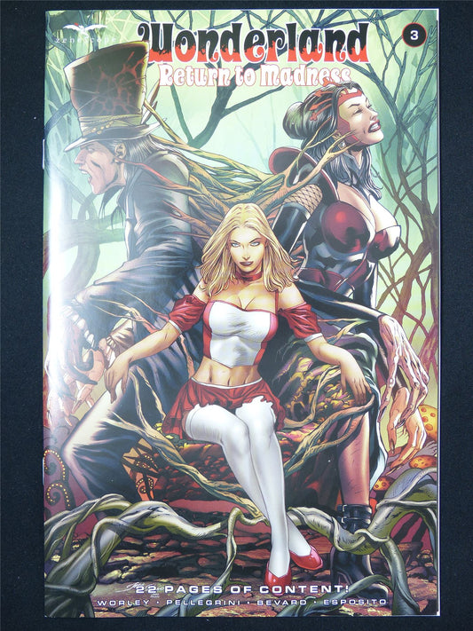 WONDERLAND: Return to Madness #3 - Sep 2024 Zenescope Comic #1SW