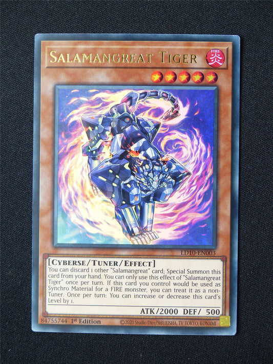 Salamangreat Tiger LD10 Ultra Rare - 1st ed Yugioh Card #3SJ