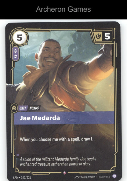 Jae Medarda SFD 142/221 R  Card Spiritforged