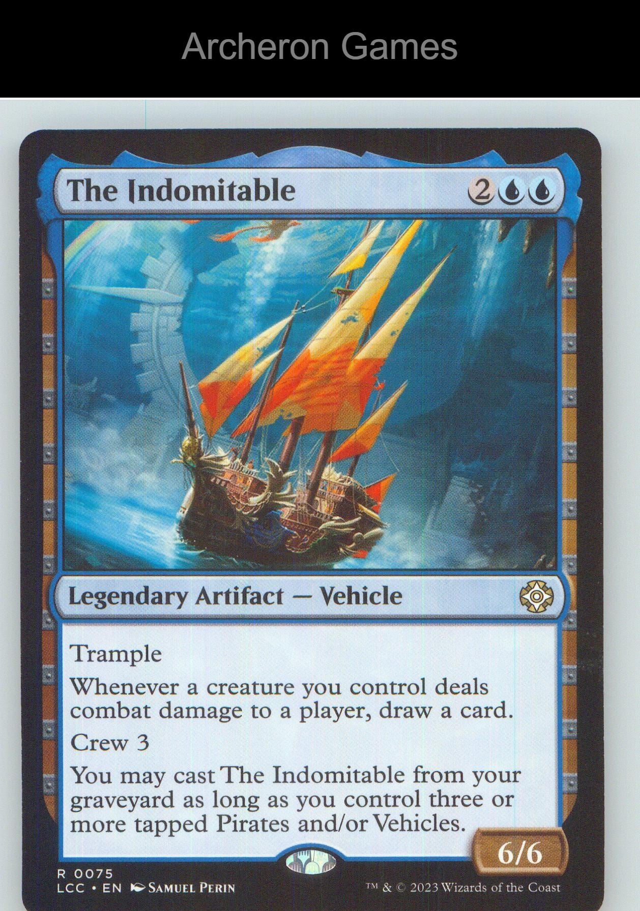 The Indomitable LCC 75 R MTG Card NM/EX+