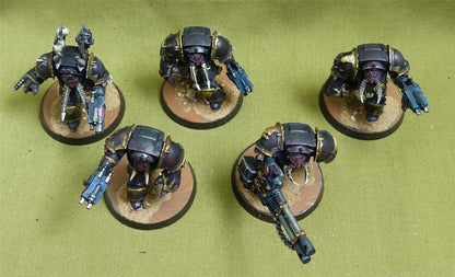 Chaos Terminator Squad painted - Chaos Space Marines - Warhammer 40K #5BX