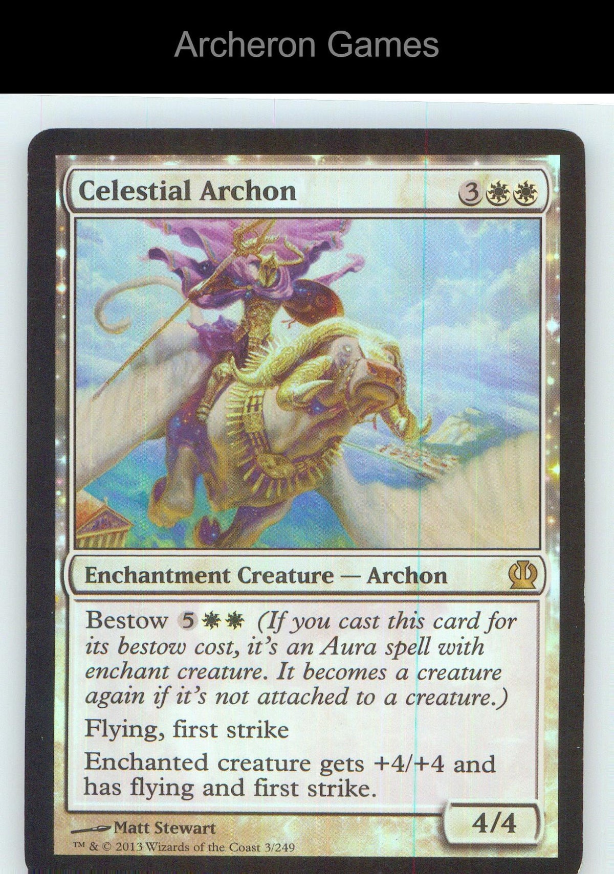 Celestial Archon THS 3 R MTG Card NM/EX+ Foil