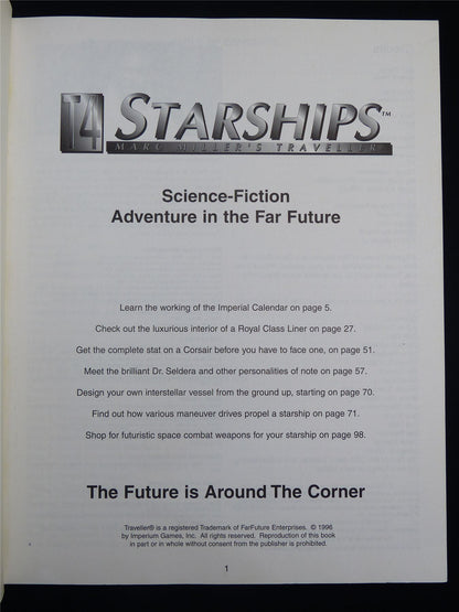 Traveller: T4 Starships - Roleplaying Softback #2RR