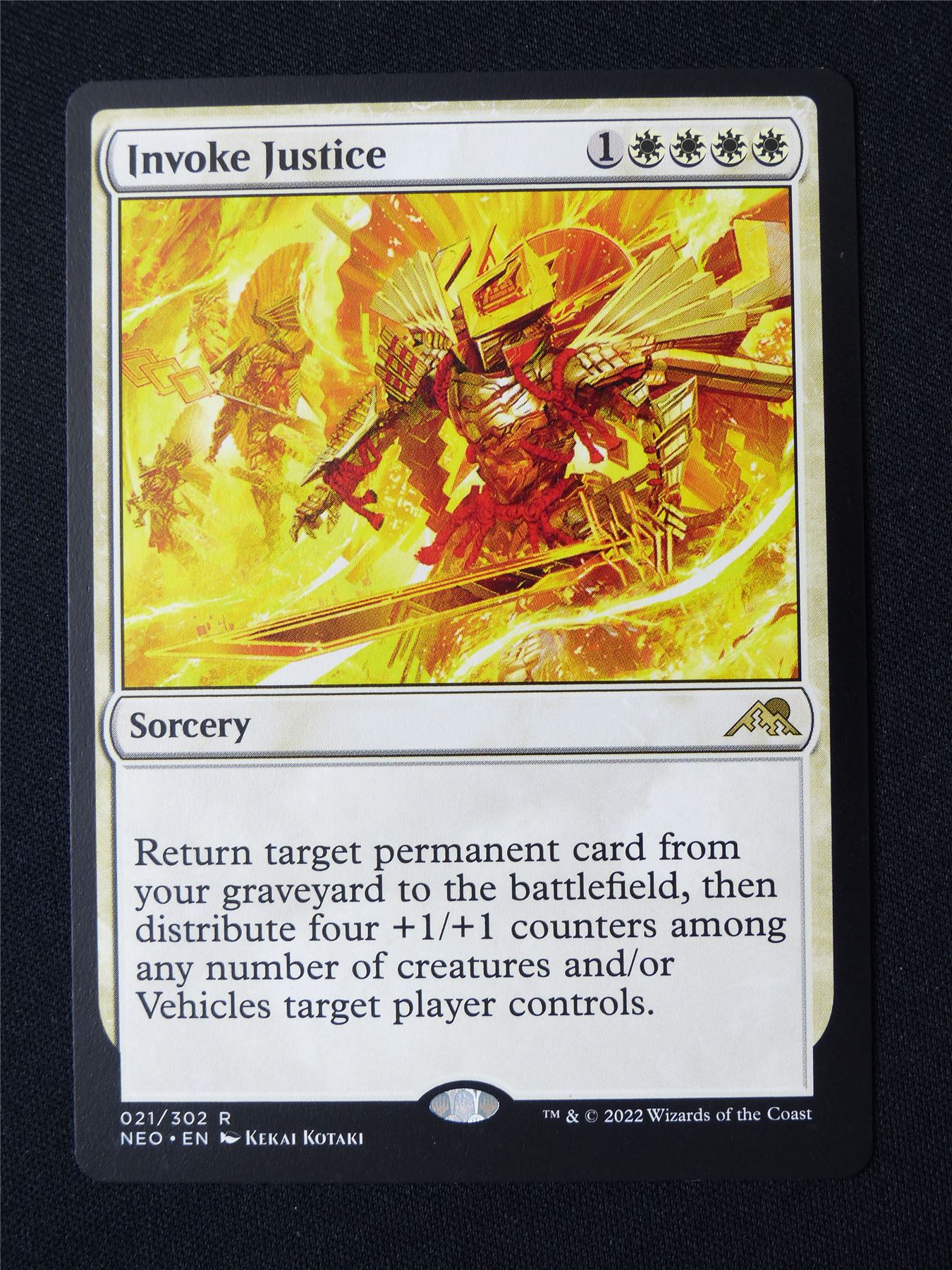 Invoke Justice - NEO - Mtg Card #97Q