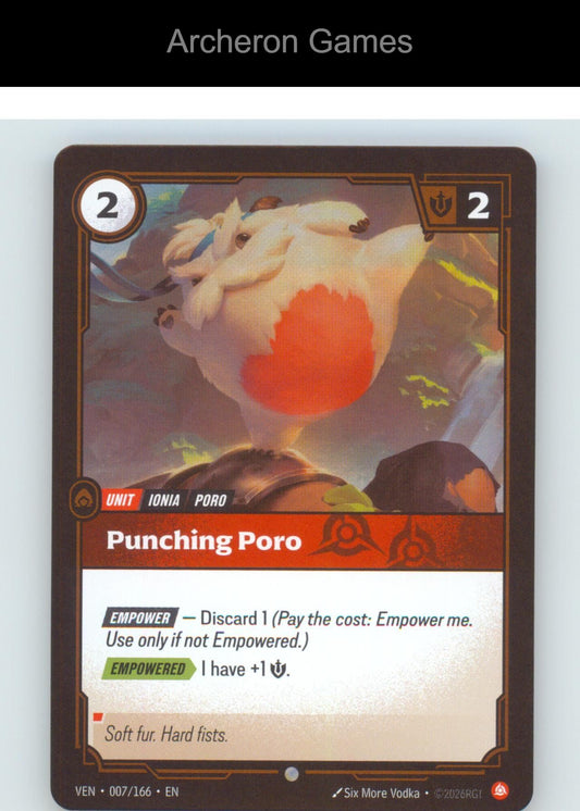 Punching Poro VEN 007/166 C Vendetta Riftbound Card Foil