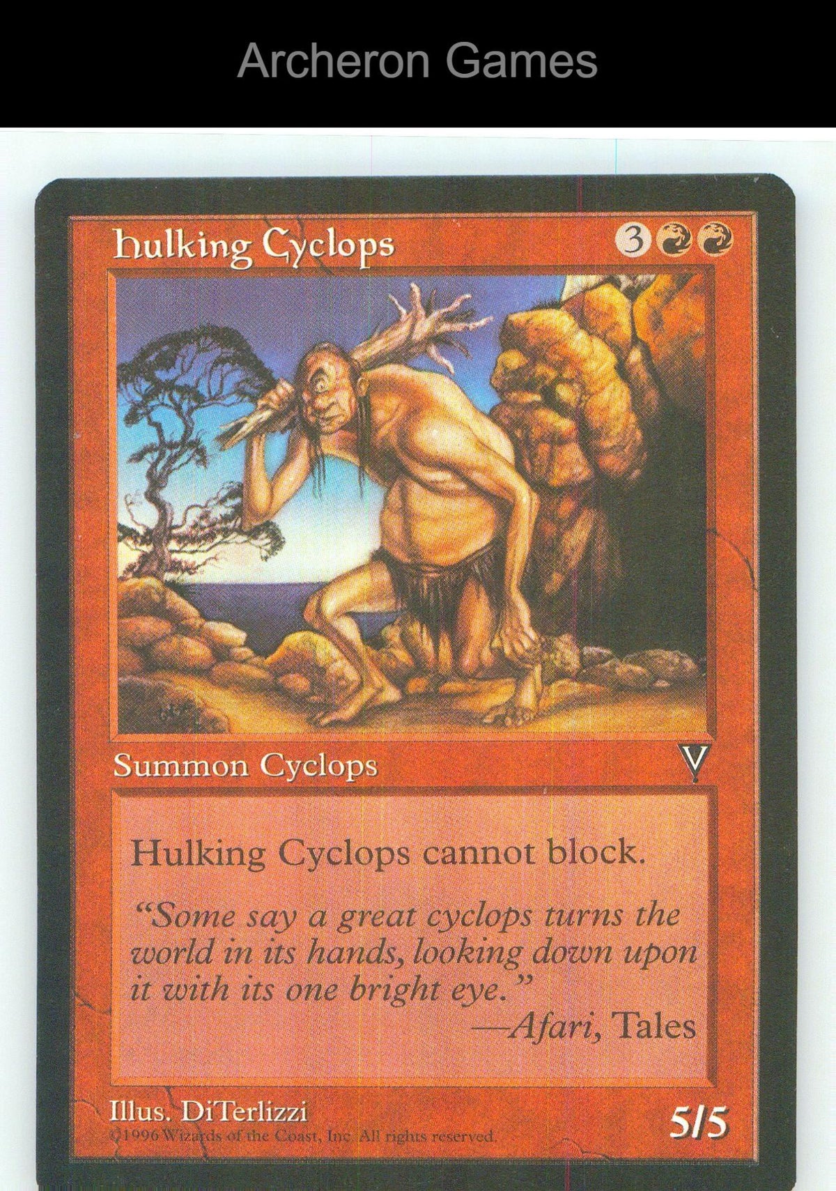Hulking Cyclops VIS UC MTG Card NM/EX+