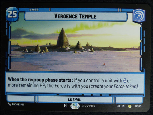 Vergence Temple 19/264 - Star Wars Unlimited Card #4UR