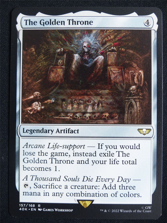 The Golden Throne - 40K - Mtg Card #3IM