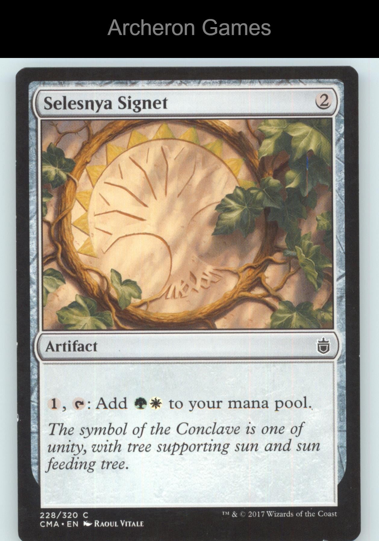 Selesnya Signet 228 C MTG Card Commander Anthology
