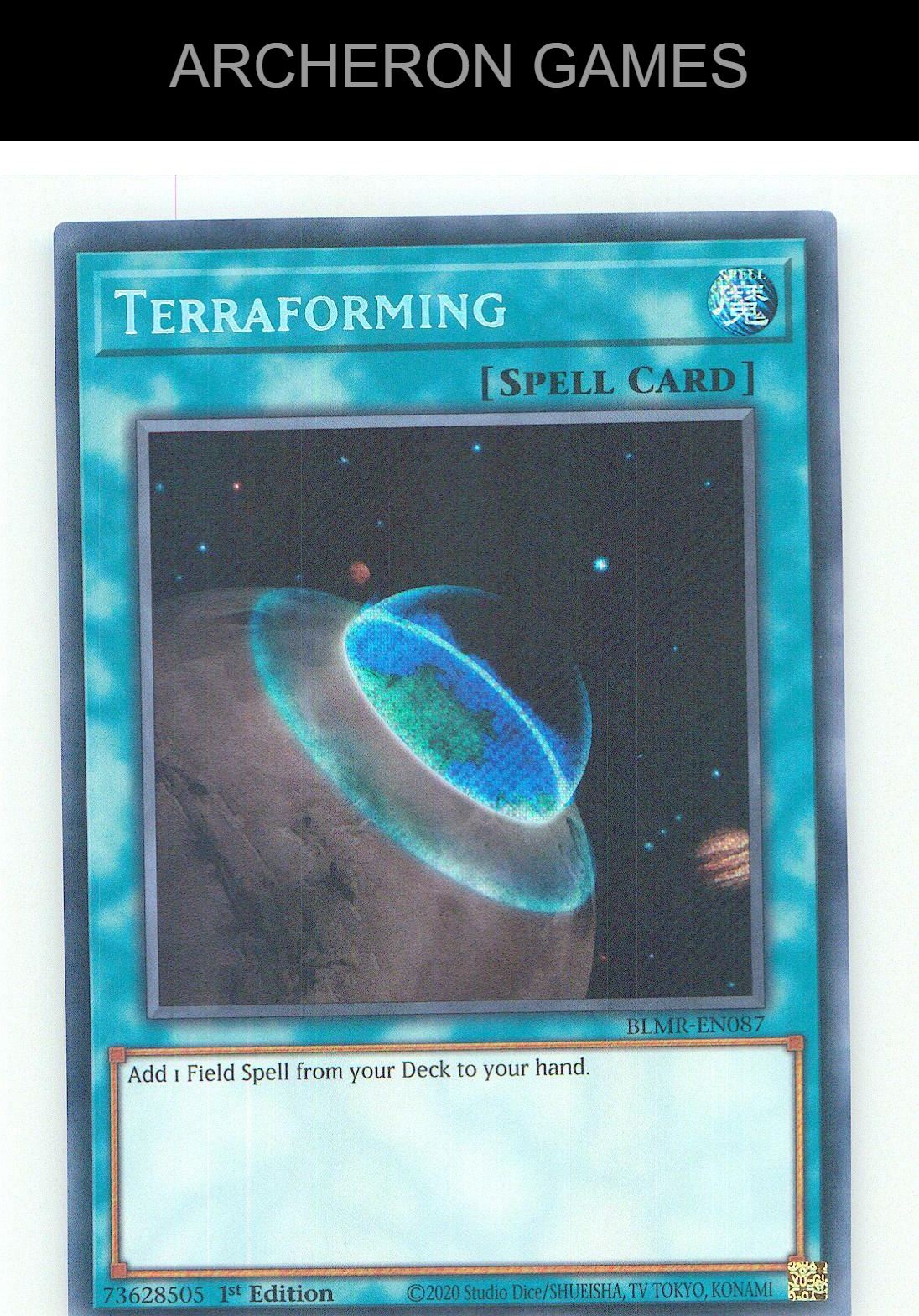 Terraforming SEC YUGIOH Card 1st Edition