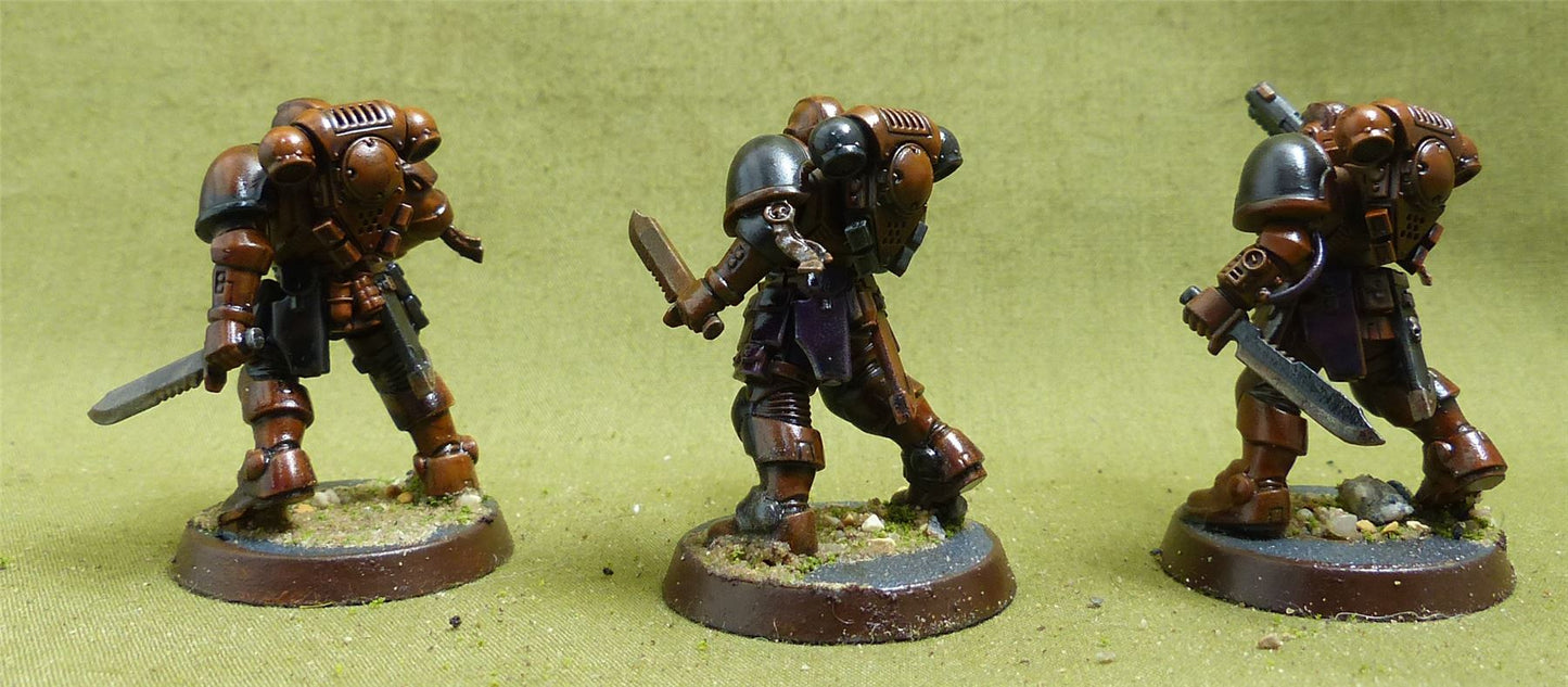 Intercessor Squad set of 3 upgrade painted - Space Marines - Warhammer 40K #1QY