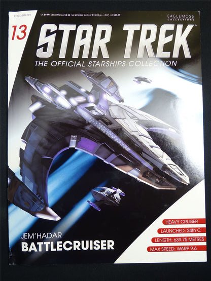 Star Trek The official Starships Collection #13 - Eaglemoss Magazine #2WX