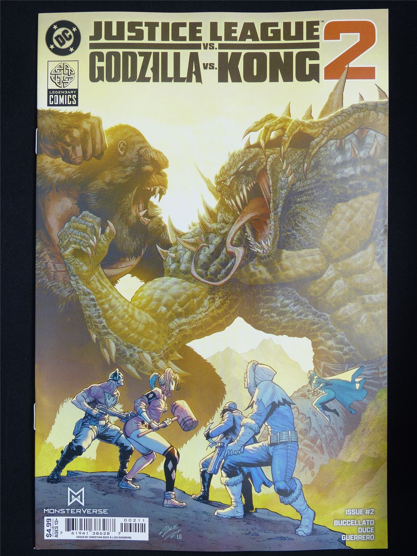 JUSTICE League vs Godzilla vs Kong 2 #2 - Sep 2025 DC Comic #1LZ