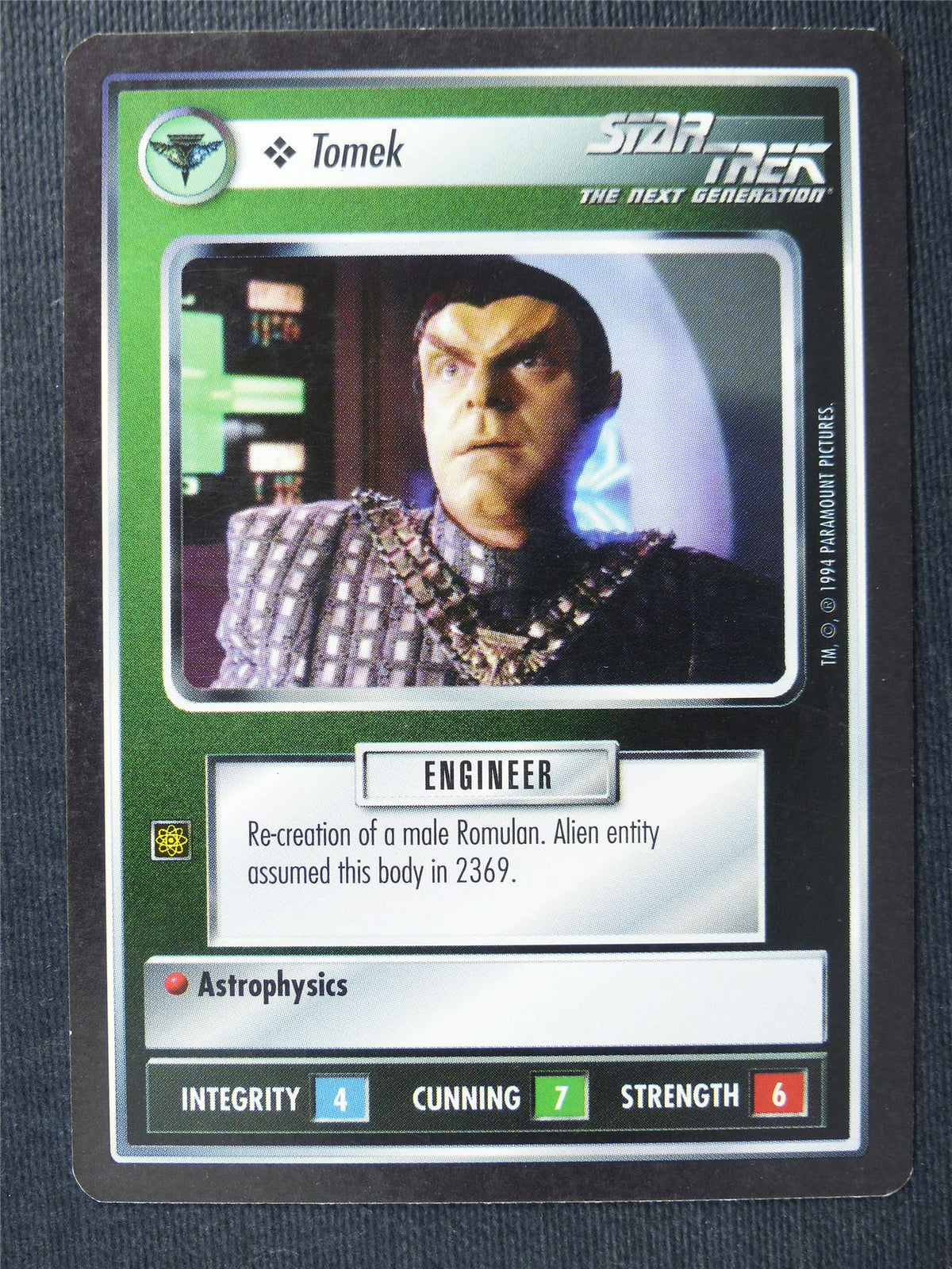 Tomek - NG - Star Trek Cards #SQ