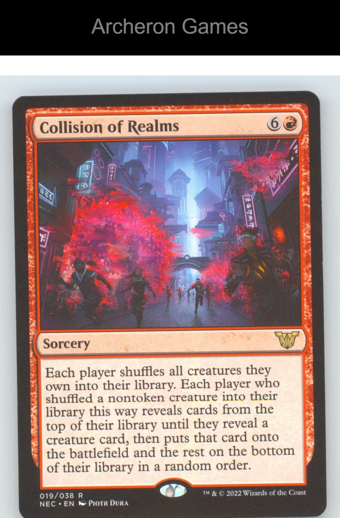Collision of Realms NEC 19 R MTG Card NM/EX+
