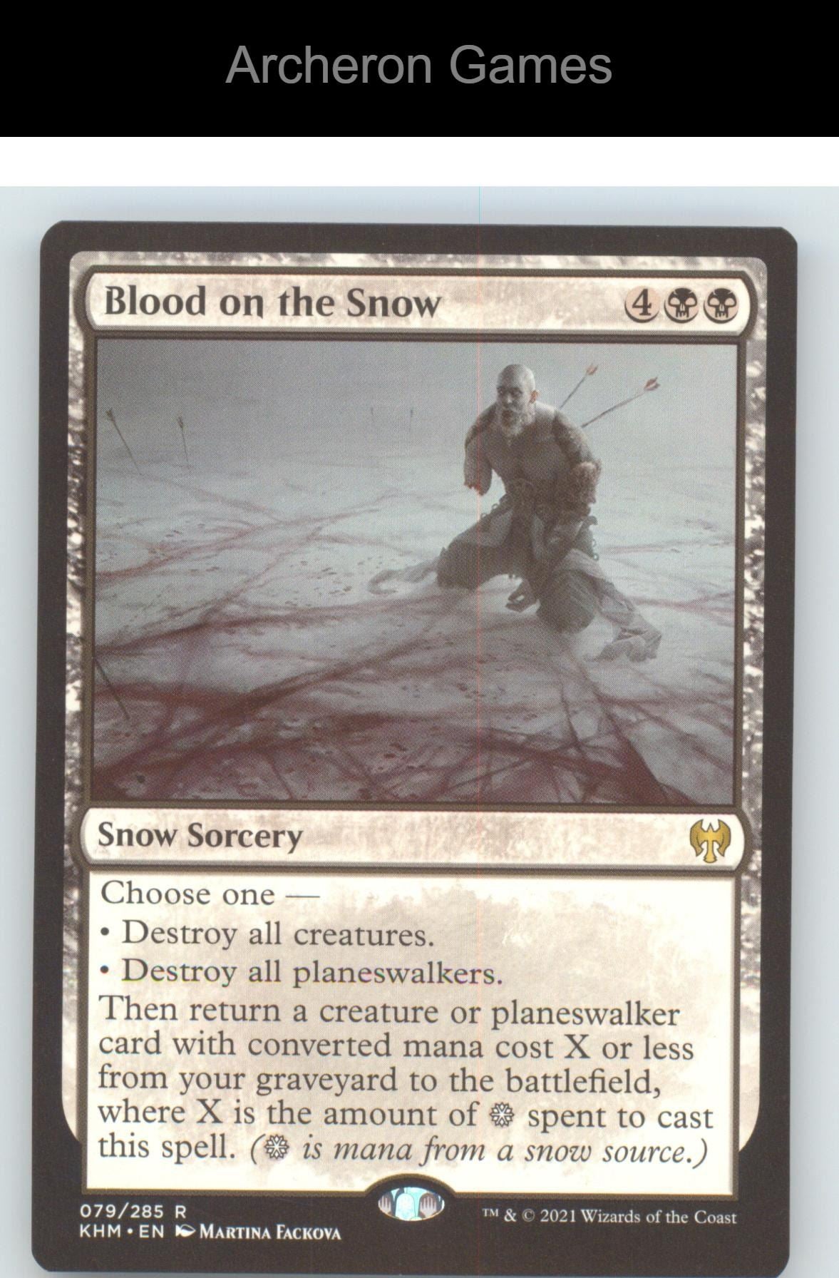 Blood on the Snow PKHM 79 R MTG Card NM/EX+