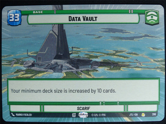 Data Vault 286 Hyperspace - Star Wars Unlimited Card #4VT